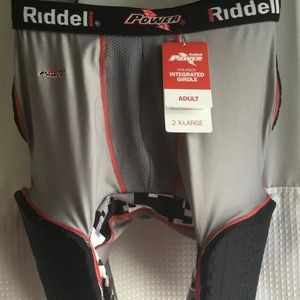 New Men Riddell Football Padded Shorts XXL